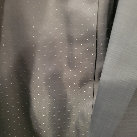 Michael Strahan Men's Gray Formal Business Wool-Blend Blazer Jacket. Size 48L - Picture 5 of 12